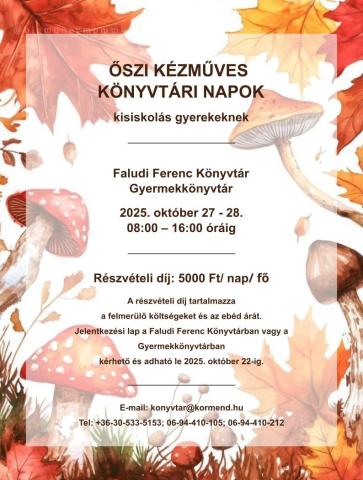 Őszi könyvtári napok