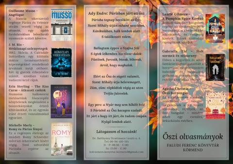 Őszi olvasmányok - könyvajánló