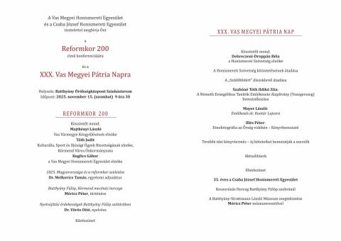 Vas Megyei Pátria Nap